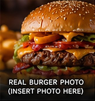 A bacon cheeseburger