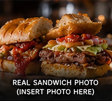 Two stacked sandwiches