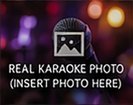 A karaoke microphone